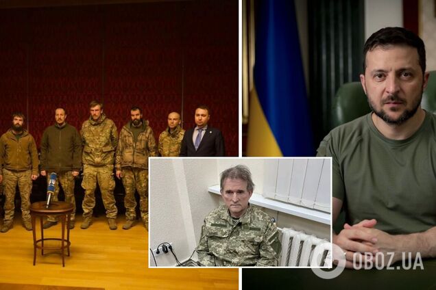 Зеленский: Украина вернула 215 защитников, отдав россиянам 55 оккупантов и Медведчука