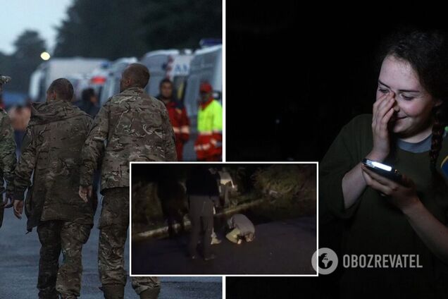 Как возвращали украинских героев из российского плена: появились видео исторического события