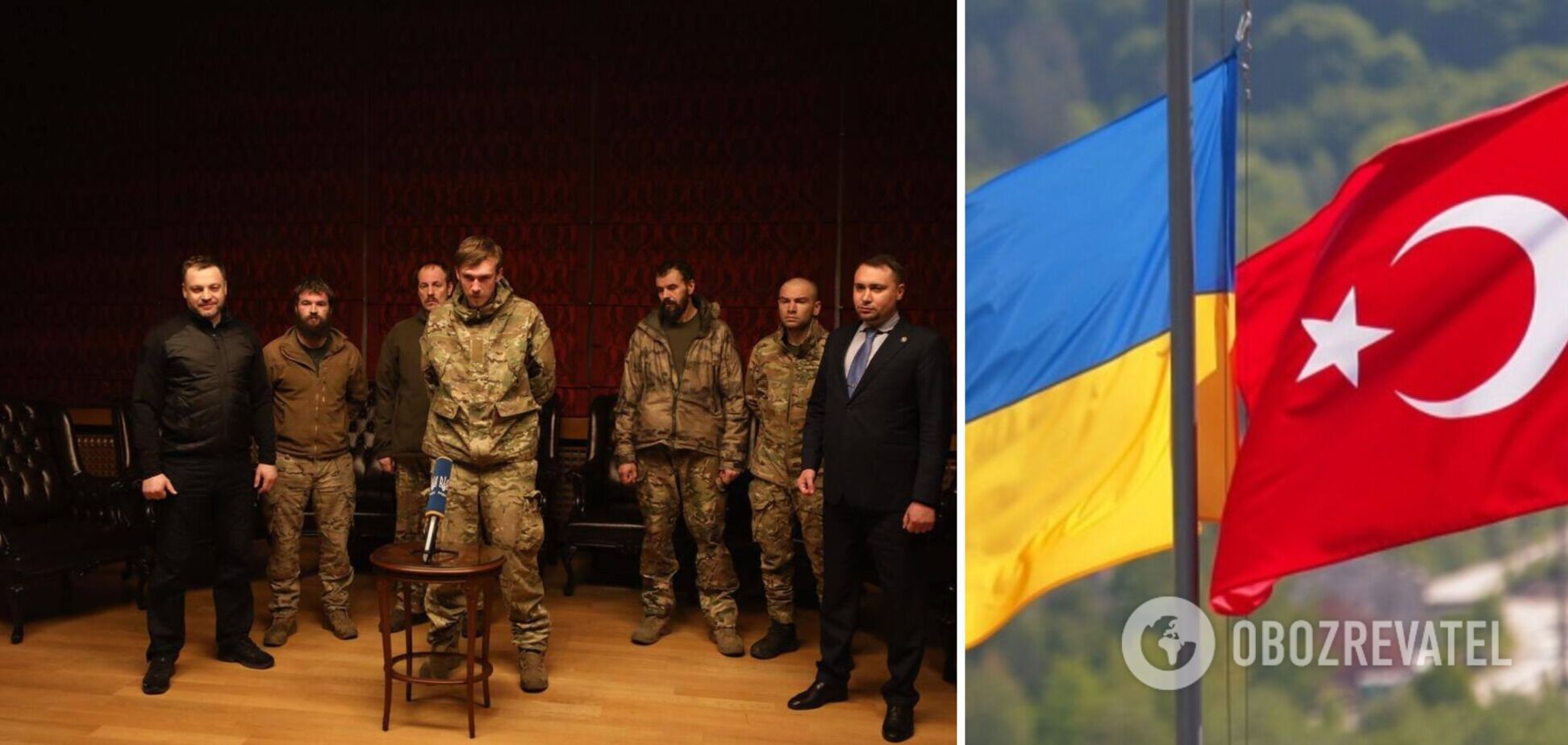 Командиры с 'Азовстали' пройдут в Турции реабилитацию