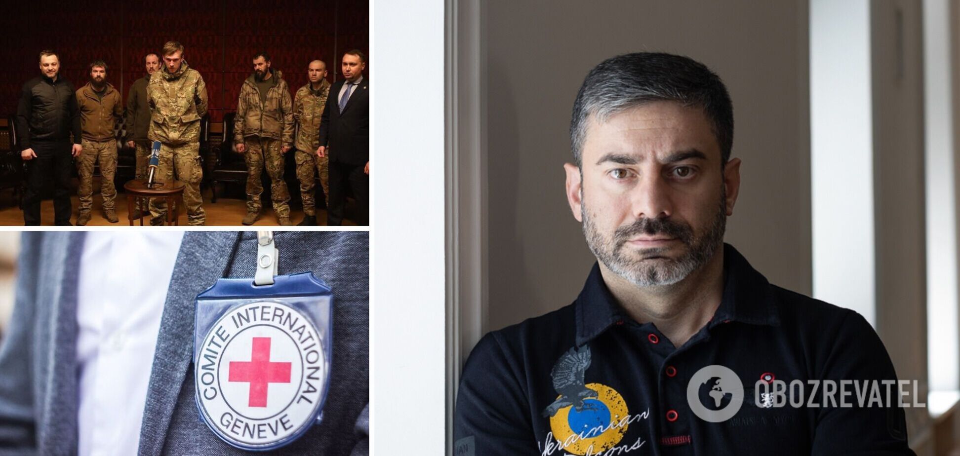 Ни один из освобожденных из плена украинцев ни разу не видел представителей Красного Креста, – омбудсмен