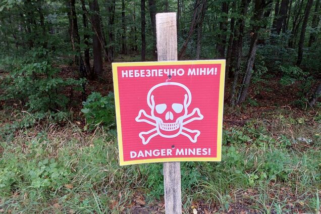 В лесах Киевщины все еще много мин