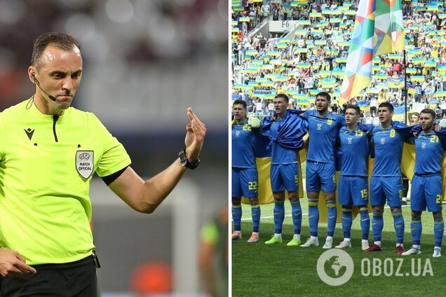 Матч сборной Украины в Лиге наций будет судить работник 'Газпрома'