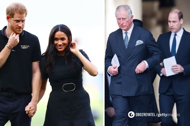 Принц Гаррі відмовився від вечері з Чарльзом ІІІ і Вільямом у день смерті королеви через Меган Маркл