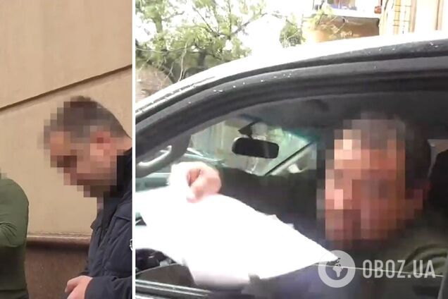 НАБУ: нардеп Кузьминых, задержанный на взятке, выбросил обвинительный акт из окна своего внедорожника. Видео
