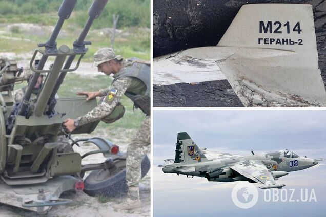 В Одессе силы ПВО сбили еще 4 дрона-камикадзе 'Shahed-136', а в Херсонской области – вражеский Су-25