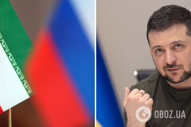 Зеленський доручив МЗС відреагувати на військову допомогу Ірану Росії