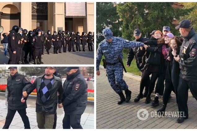 В России снова устроили митинги против мобилизации, задержали более сотни людей. Видео