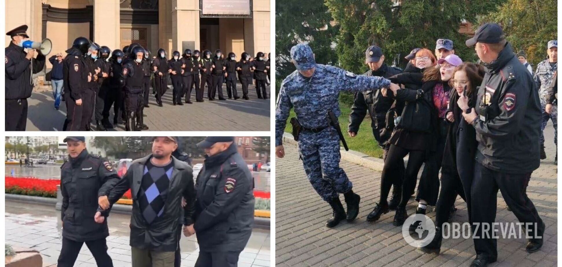 В России снова устроили митинги против мобилизации, задержали более сотни людей. Видео