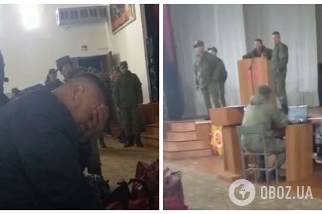 'Рты закройте': в сети показали, как 'дрессируют' мобилизованных в РФ на войну против Украины. Видео