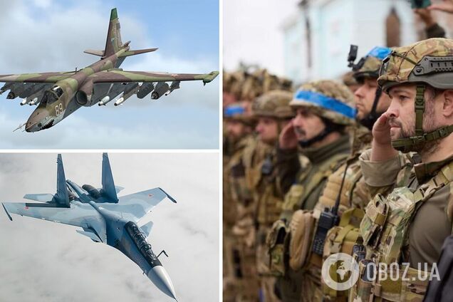 Українські десантники збили два російські літаки – Су-25 та Су-30. Відео 'приземлення'