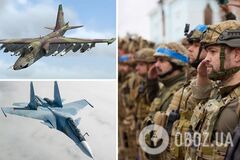 Українські десантники збили два російські літаки – Су-25 та Су-30. Відео 'приземлення'