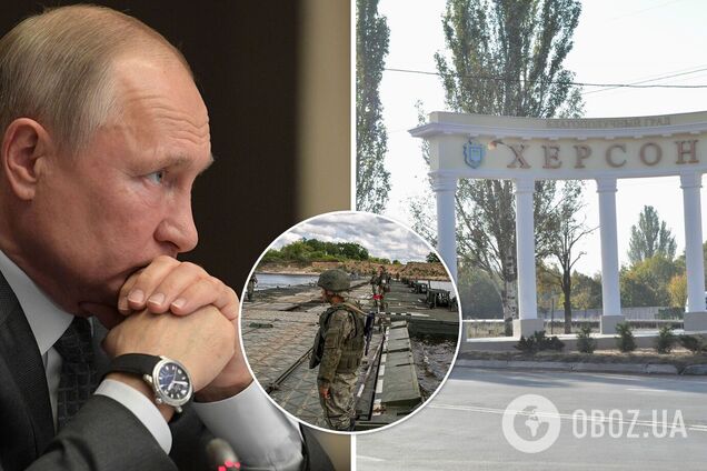 Путін вирішив не відводити війська, які зайняли територію Херсонської області