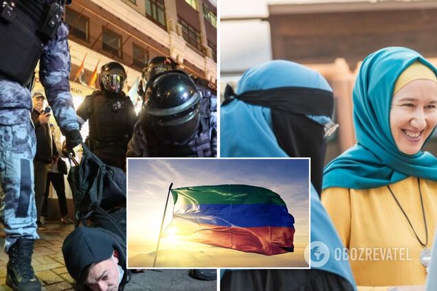 'Росія напала на Україну!' У Дагестані на мітингу жінки вийшли боронити чоловіків від мобілізації. Відео