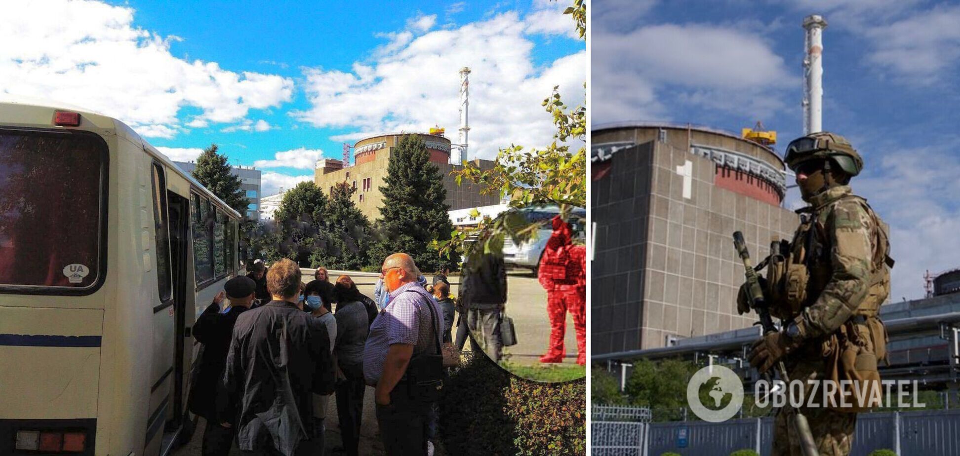 Оккупанты возле ЗАЭС устроили спектакль с голосованием на 'референдуме': ряженые раздавали интервью