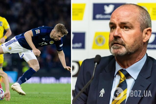 Тренер Шотландії розповів про грандіозні проблеми перед матчем із Україною