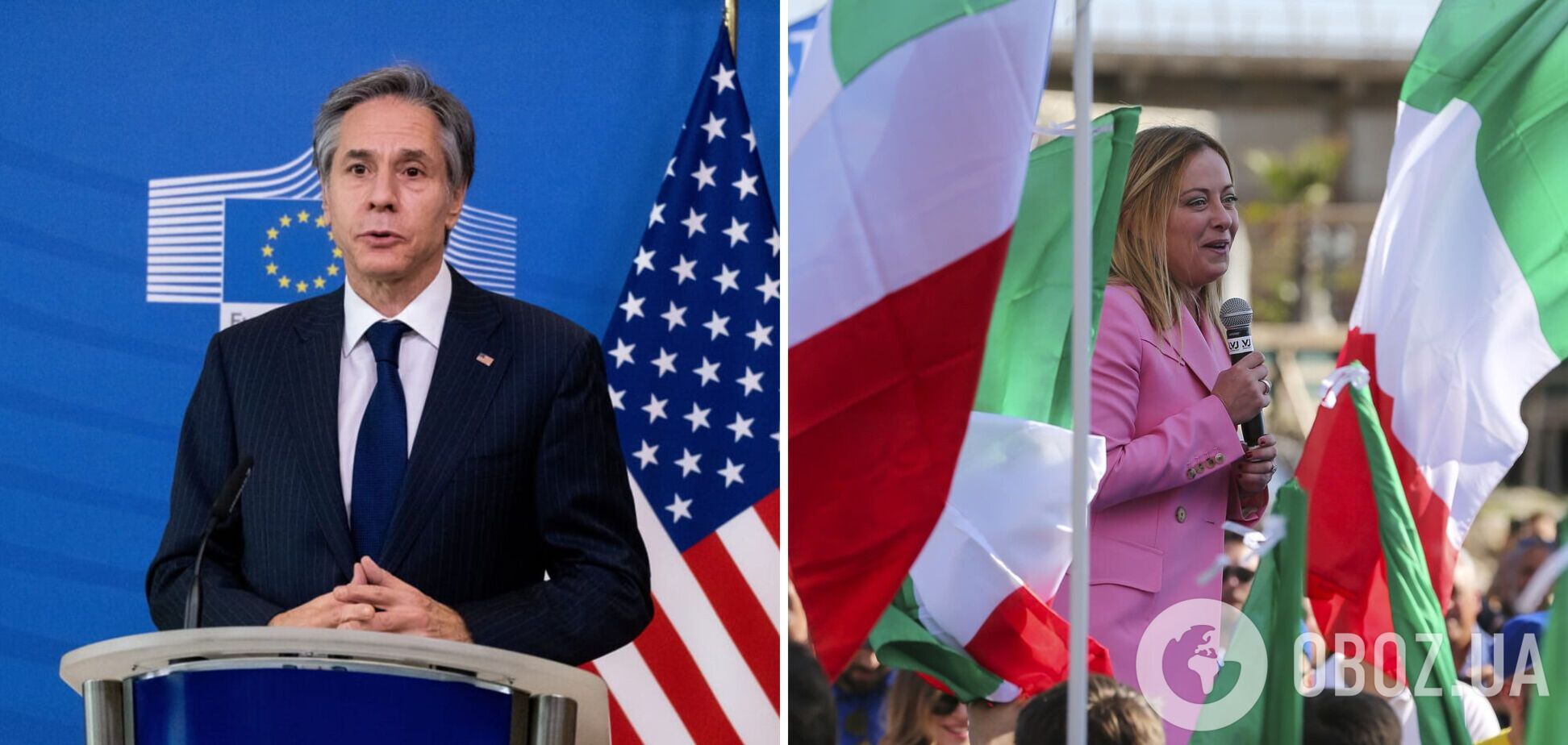 США готові співпрацювати з новим урядом Італії для підтримки України, – Блінкен
