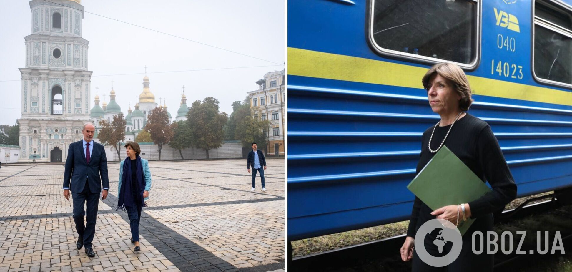  'Поруч, щоб підтримати Україну': до Києва прибула глава МЗС Франції Катрін Колонна. Фото 