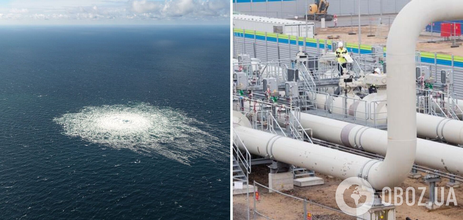 Газ з обох газопроводів 'Північний потік' потрапив у море