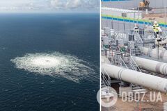 Газ з обох газопроводів 'Північний потік' потрапив у море