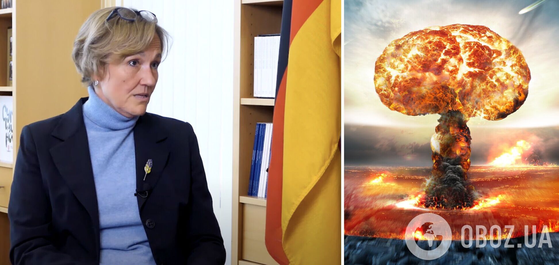 'Це був дуже ризикований крок': пані посол Німеччини оцінила ядерну загрозу для України і згадала  атаку РФ на Яворівський полігон 