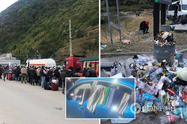 Пили грязную воду и стирали одежду в реке: россияне пожаловались, как 'тяжело' сбегали от мобилизации в РФ. Фото и видео