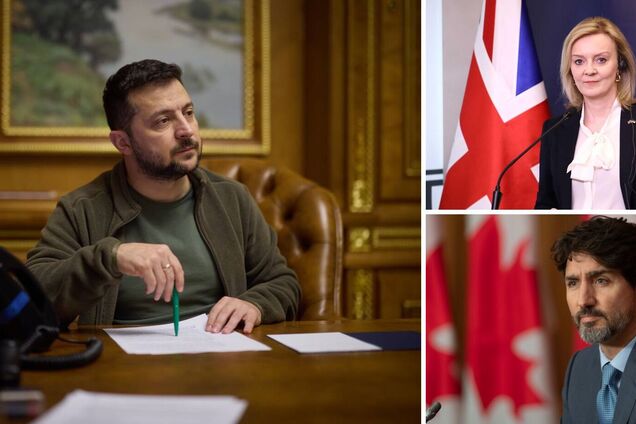 Зеленський обговорив з Трюдо і Ліз Трасс фейкові 'референдуми'