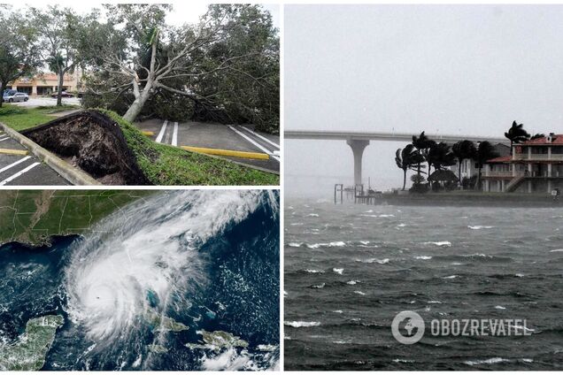 Затоплені міста, повалені дерева і тотальний блекаут: США накрив ураган 'Ян', який вже назвали найпотужнішим у Флориді. Фото і відео