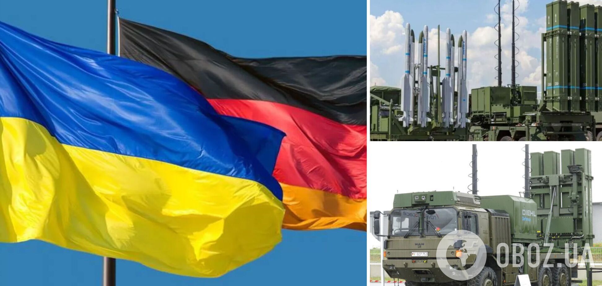 Германия передаст Украине 4 системы IRIS-T