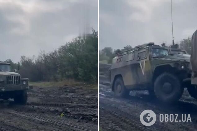 Бойцы ВСУ затрофеили редкую командно-штабную машину оккупантов. Видео