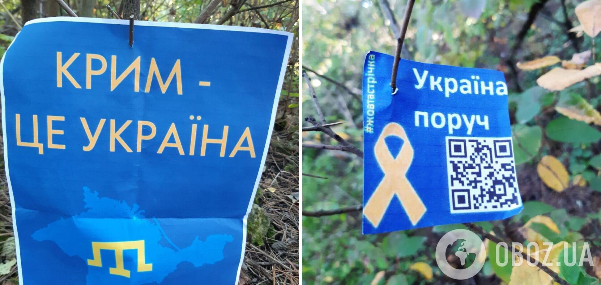 'Время выгнать оккупантов': в Симферополе патриоты Украины устроили смелую акцию. Фото