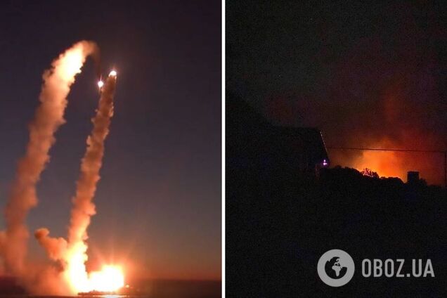 Оккупанты атаковали Днепропетровщину: силы ПВО сбили пять вражеских ракет, вспыхнули пожары. Фото