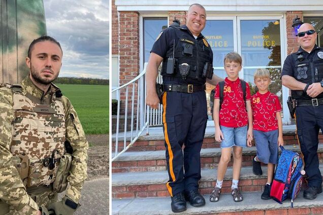 Прийшли поліціянти з подарунками: Тарас Тополя розповів, як минуло 1 вересня у його дітей у США. Фото