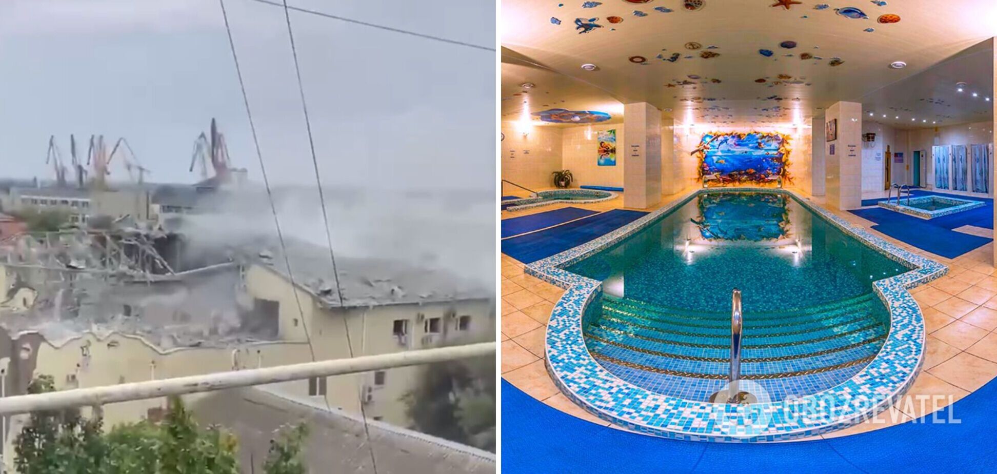 У Херсоні ЗСУ вдарили по базі окупантів у комплексі Сальдо, в небо здійнявся чорний дим. Фото та відео