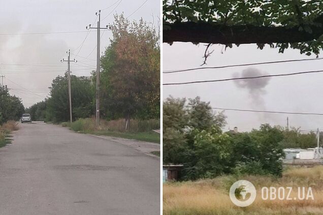 На аэродроме Мелитополя, куда оккупанты стягивают технику, прогремели мощные взрывы. Фото