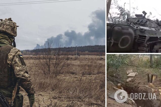 Бросили оружие и награбленное: украинские защитники показали позиции, с которых спешно бежали оккупанты. Видео 18+