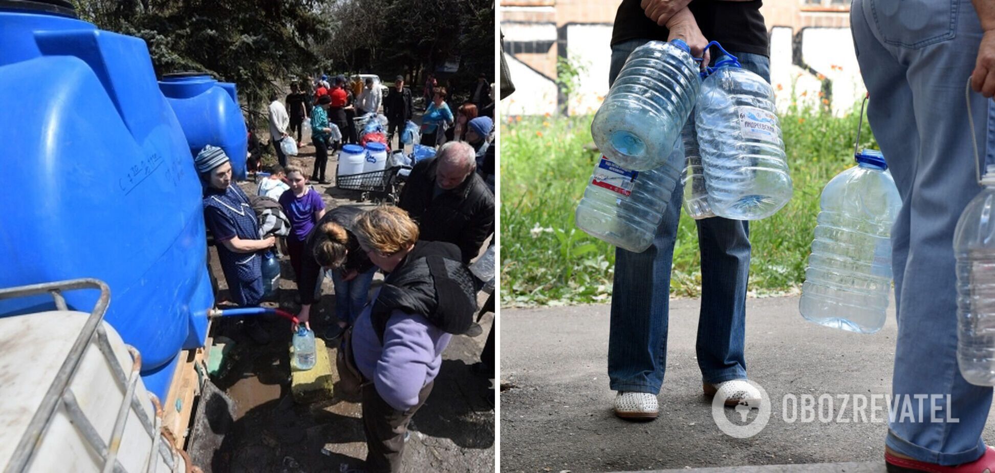 Жители Донецка устроили бунт из-за отсутствия воды: представитель оккупационной 'власти' с ними не 'церемонился'. Видео
