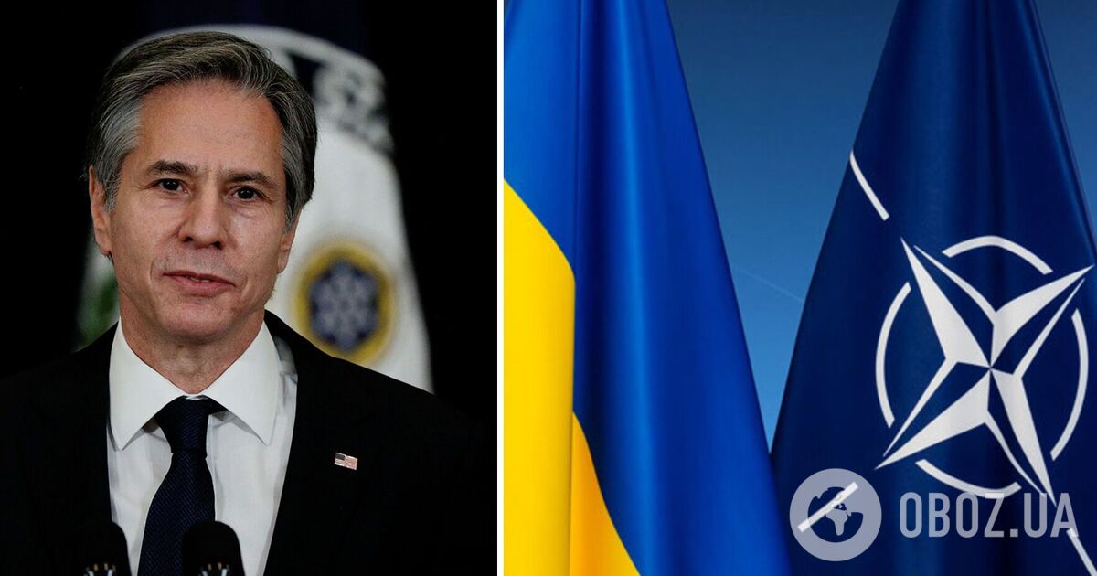 США поддерживают вступление Украины в НАТО, но для этого существует определенная процедура, – Блинкен