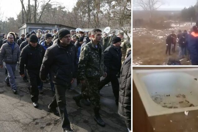Мобилизованные россияне живут в антисанитарии и ночуют в поле