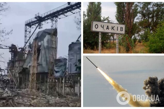 Російські окупанти влучили в елеватор у Очакові: знищено кілька тисяч тонн зерна. Відео