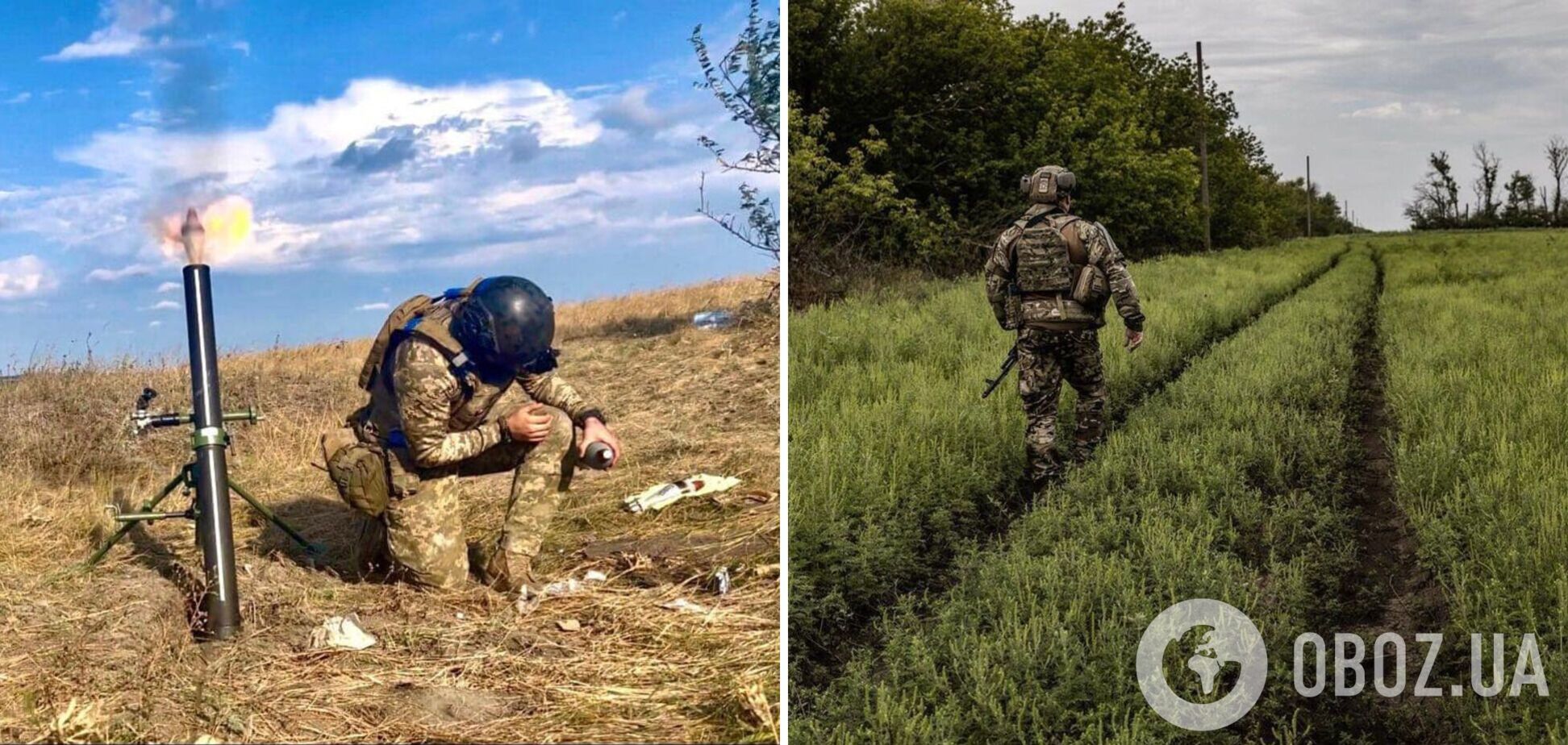 Украинские минометчики показали, как отправляют 'подарки' оккупантам. Фото
