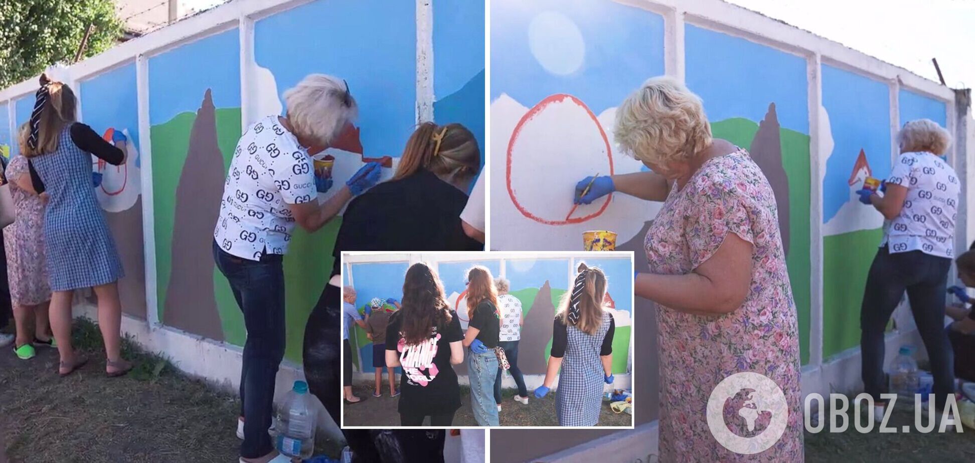 В Фастове создают новый патриотичный мурал