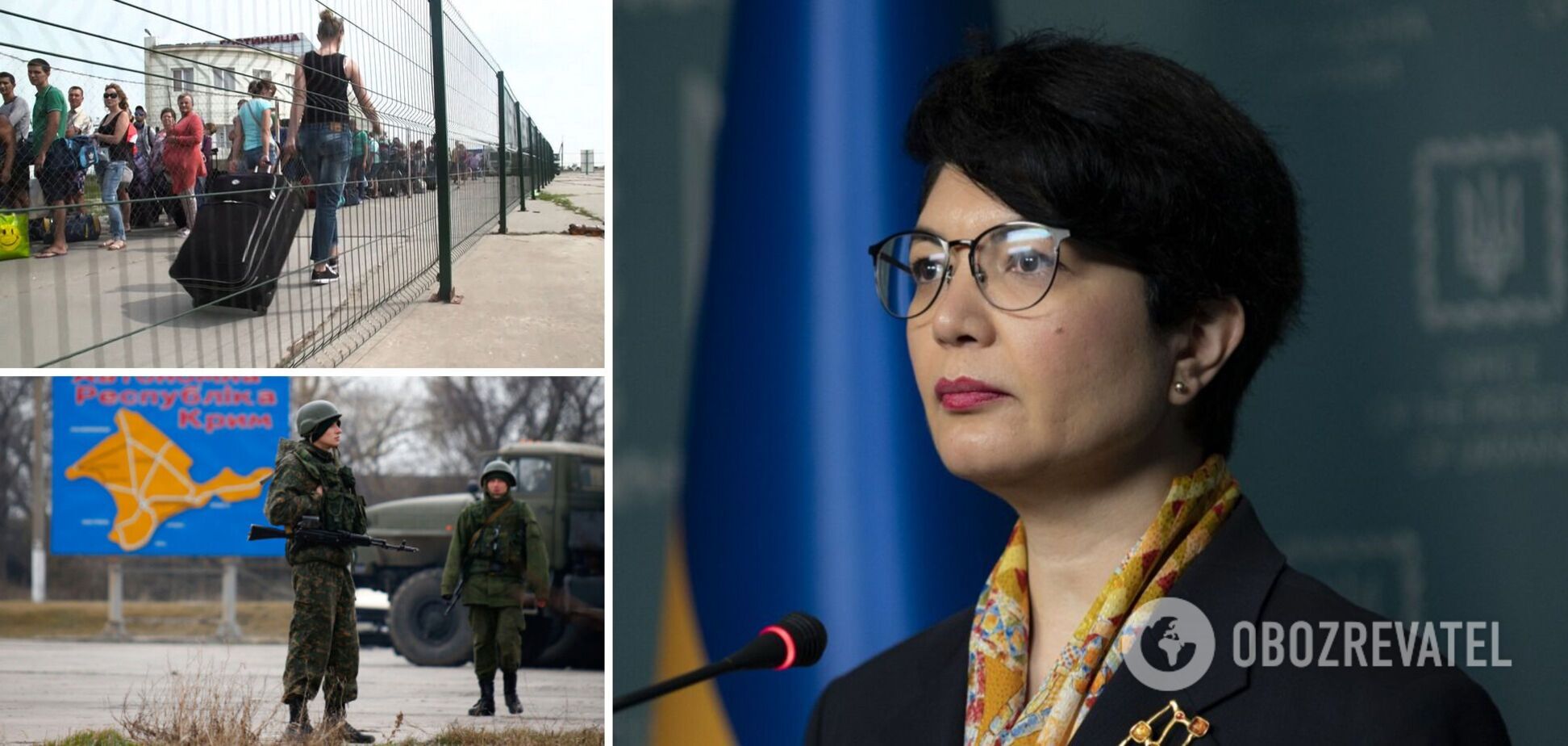 Ташева заявила, что жители Крыма массово покидают полуостров