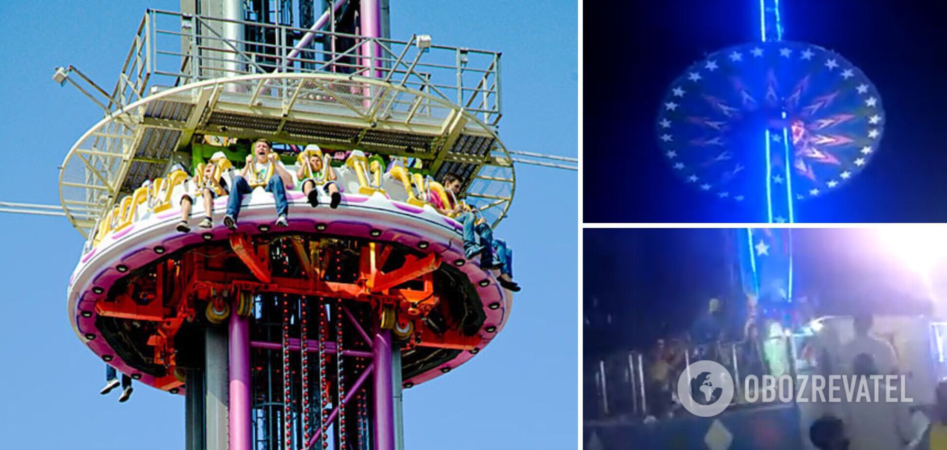 В Індії атракціон з дітьми і жінками впав із 15-метрової висоти: моторошний момент зняли на відео