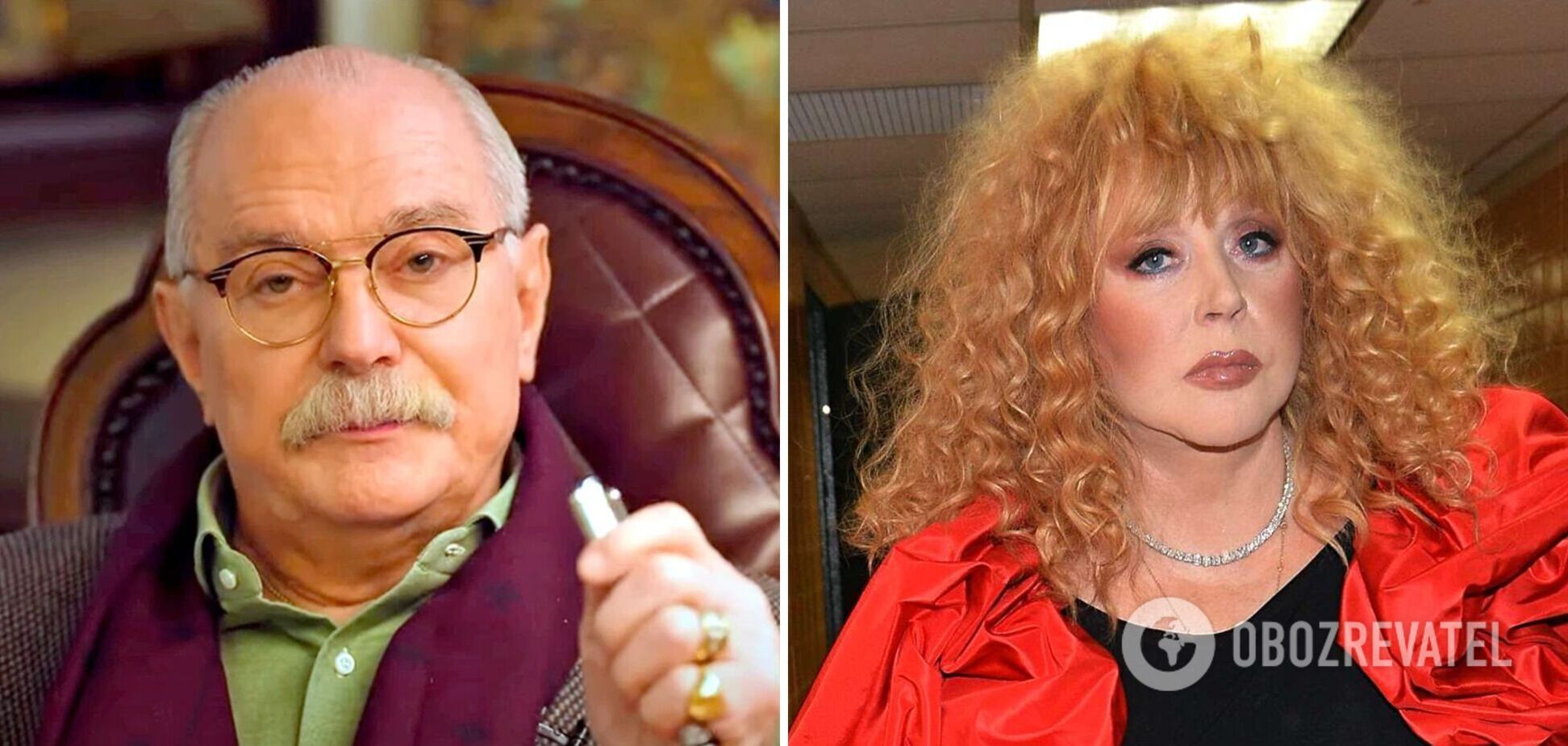 Пугачева и Михалков устроили публичную перепалку с намеком на войну в Украине