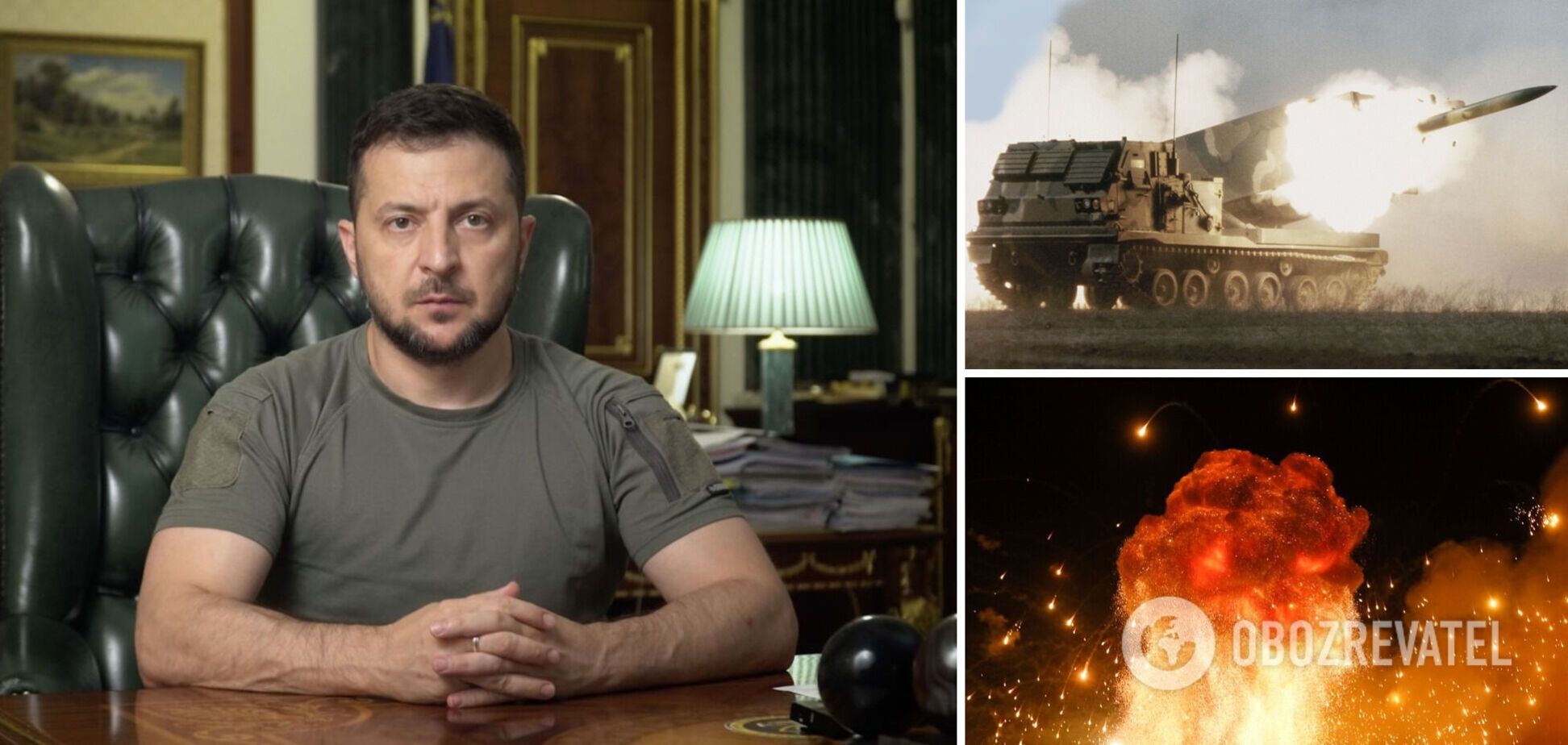 Хороша річ MLRS: Зеленський повідомив про знищення складу з С-300, якими бомбардували Харків
