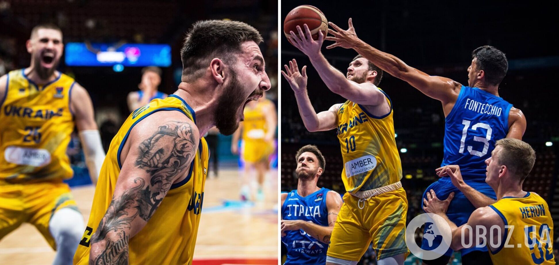 Украина сенсационно обыграла Италию и досрочно вышла в плей-офф на Евробаскете-2022