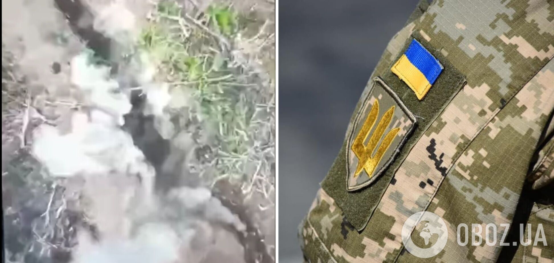 Мина попала прямо в окоп: защитники Украины показали, как 'выкуривают' российских оккупантов. Видео