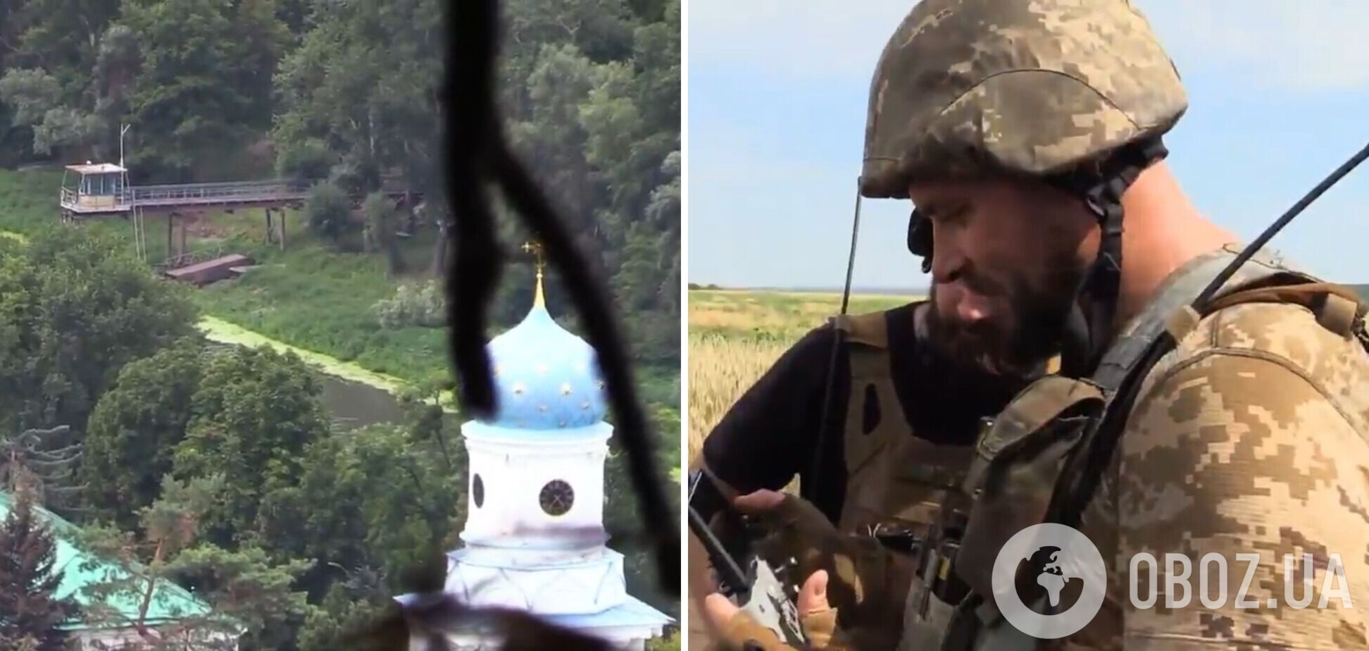 Прикордонники показали, як працюють по позиціях окупантів у районі Святогірська: допомагає коригування з дрона. Відео
