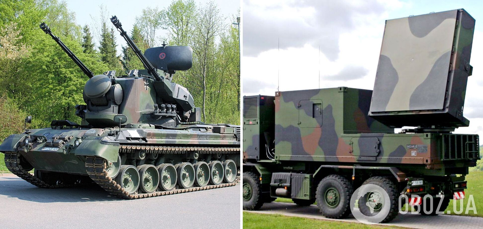 Німеччина передала Україні п'ять ЗСУ Gepard і РЛС COBRA