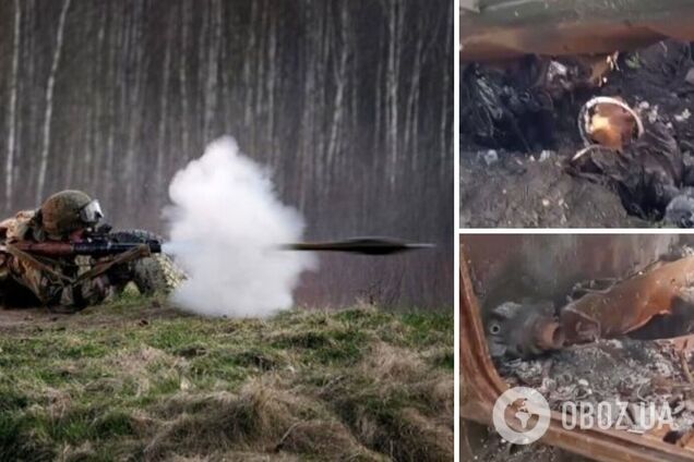 Окупанти залишилися у 'могилі' під БМП